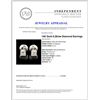 Image 3 : 14K Gold 0.28ctw Diamond Earrings