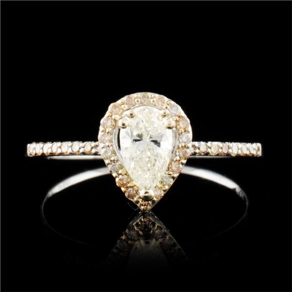 14K Gold 0.76ctw Diamond Ring