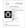Image 5 : 18K Gold 3.10ct Emerald & 0.86ctw Diamond Ring