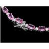Image 4 : `14k Gold 25.00ct Sapphire & 1.35ct Diamond Neckla
