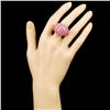 Image 4 : 18K Rose Gold 14.18ct Sapphire & 0.71ctw Diamond R