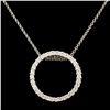 Image 2 : 14K Gold 0.49ctw Diamond Pendant