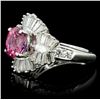 Image 3 : 18K White Gold 2.26ct Spinel & 1.51ct Diamond Ring