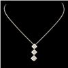 14K Gold 0.25ctw Diamond Pendant