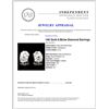 Image 3 : 14K Gold 0.58ctw Diamond Earrings