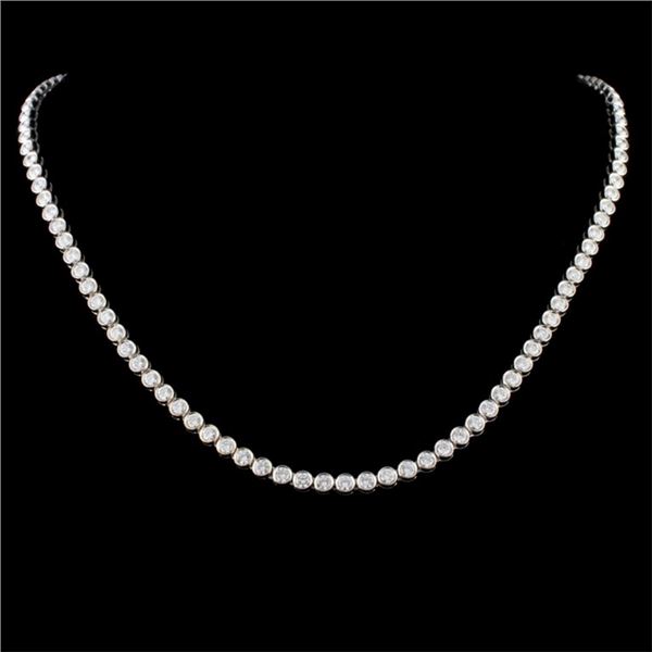 18K Gold 9.20ctw Diamond Necklace