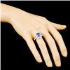 Image 3 : 18K Gold 2.78ct Tanzanite & 1.05ctw Diamond Ring