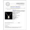 Image 4 : 14K Gold 0.73ctw Diamond Pendant