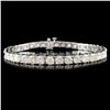 Image 1 : 14K Gold 10.00ctw Diamond Bracelet