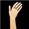 Image 4 : 14K Gold 8.40ct Citrine & 1.46ctw Diamond Ring