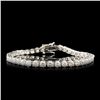 14K Gold 7.59ctw Diamond Bracelet