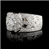 Image 2 : 18K White Gold 1.04ctw Diamond Ring