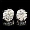 Image 1 : 14K Gold 1.42ctw Diamond Earrings