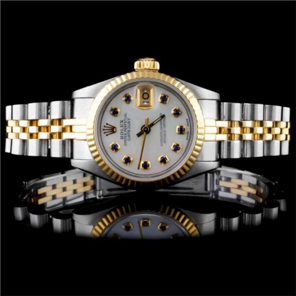 Rolex YG/SS DateJust Ladies Wristwatch