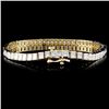 Image 2 : 14K Gold 4.12ctw Diamond Bracelet