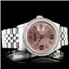 Image 2 : Rolex SS 36MM DateJust Diamond Wristwatch