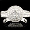 Image 1 : 18K Gold 0.65ctw Diamond Ring