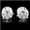 14K Gold 1.32ctw Diamond Earrings
