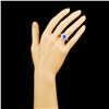 Image 4 : 18K Gold 1.22ct Tanzanite & 1.13ctw Diamond Ring