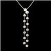 Image 1 : 14K Gold 0.72ctw Diamond Pendant