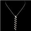 Image 2 : 14K Gold 0.72ctw Diamond Pendant