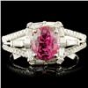 18K Gold 1.94ct Spinel & 0.56ctw Diamond Ring