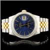 Rolex DateJust 18K YG/SS 1.35ct Diamond 36MM Watch