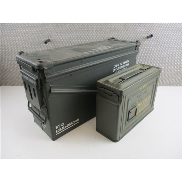 METAL AMMO TINS