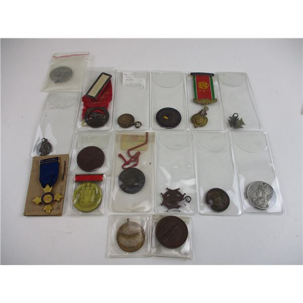 ASSORTED ASSOCIATION/LODGE MEDALS
