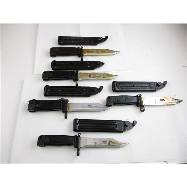 YUGOSLAVIAN AKM TYPE II BAYONET LOT