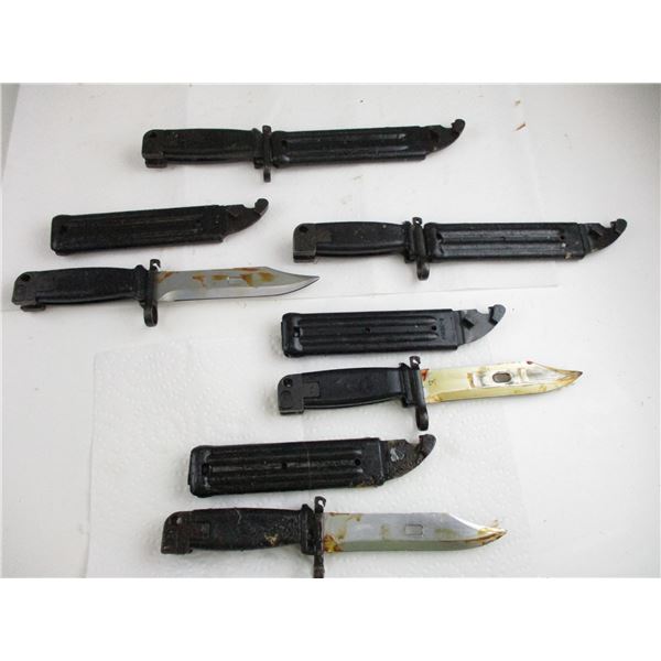 YUGOSLAVIAN AKM TYPE II BAYONET LOT