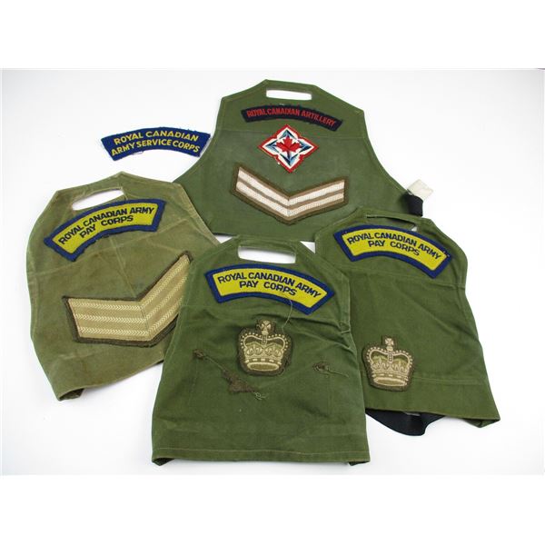 CANADIAN MILITARY ARMLETS/TITLE