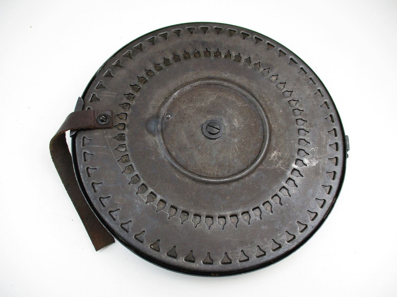 RUSSIAN DP-27 MACHINE GUN CANVAS MAGAZINE BAG WITH 3 PAN MAGAZINES