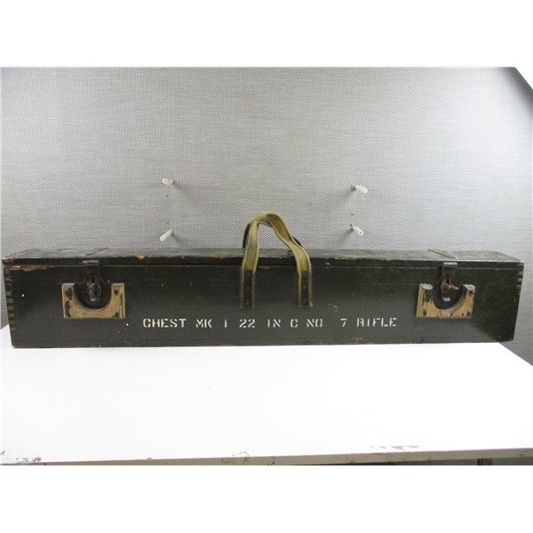 WWII CANADIAN LEE ENFIELD RIFLE CHEST
