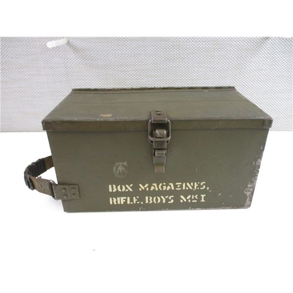 CANADIAN BOYS ANTI TANK RIFLE AMMO BOX