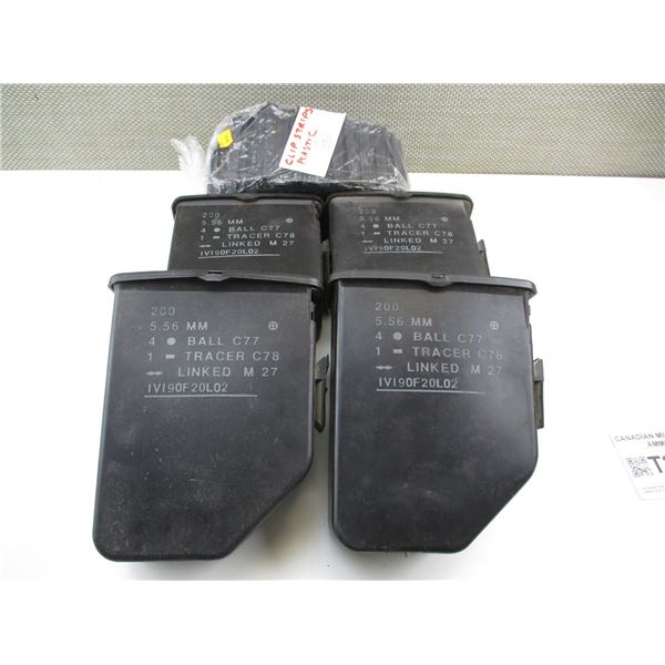 CANADIAN MILITARY CLIPS + AMMO BOXES