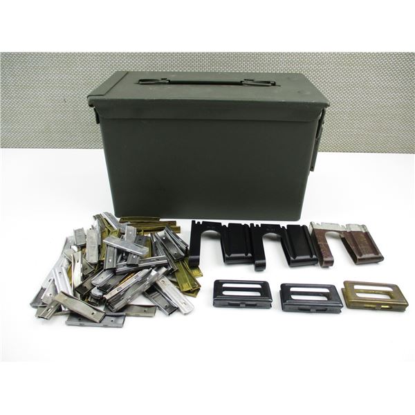 ASSORTED STRIPPER CLIPS/AMMO CAN LOT