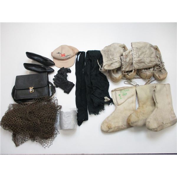 ASSORTED CLOTHING/MILITARIA ETC LOT