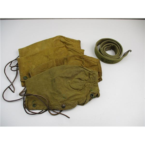 WWII SLING + CANADIAN ACTION COVERS