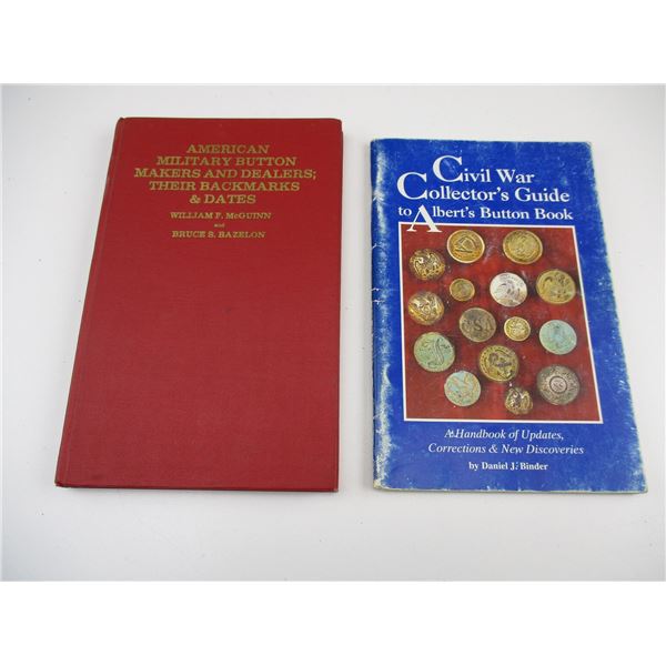 MILITARY BUTTON BOOKS
