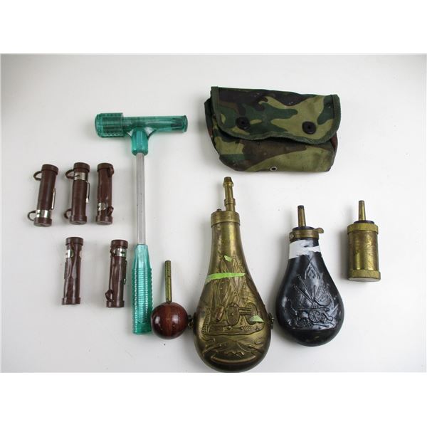 ASSORTED BLACK POWDER TOOLS LOT