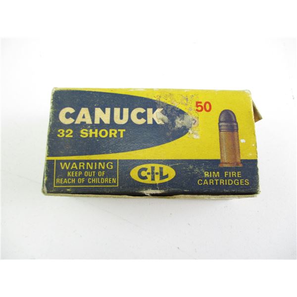 CANUCK .32 SHORT COLLECTIBLE AMMO