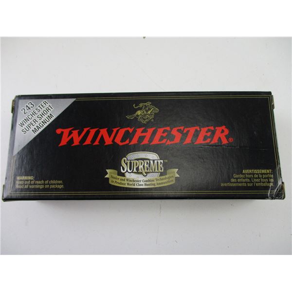 WINCHESTER SUPREME .243 WSSM AMMO