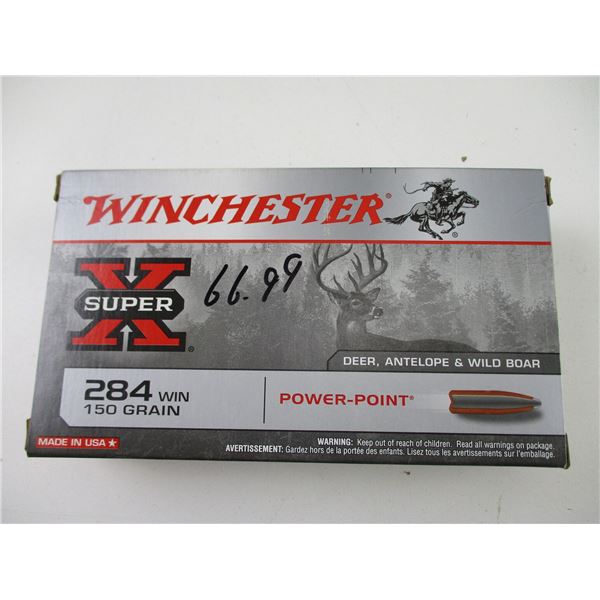 WINCHESTER SUPER .284 WIN AMMO