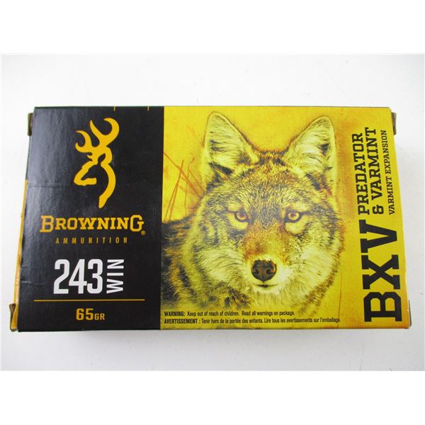 BROWNING .243 WIN AMMO