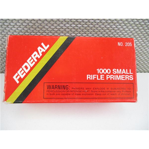 FEDERAL NO. 205 SMALL RIFLE PRIMERS