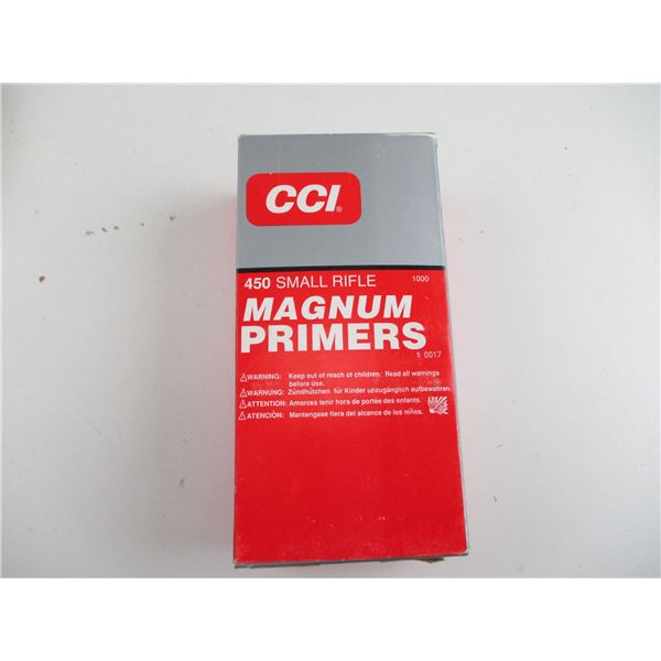 CCI 450 SMALL RIFLE MAGNUM PRIMERS