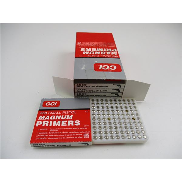 CCI 550 SMALL PISTOL MAGNUM PRIMERS