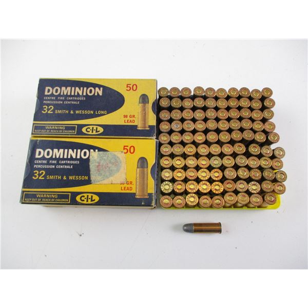 DOMINION .32 SMITH & WESSON LONG AMMO
