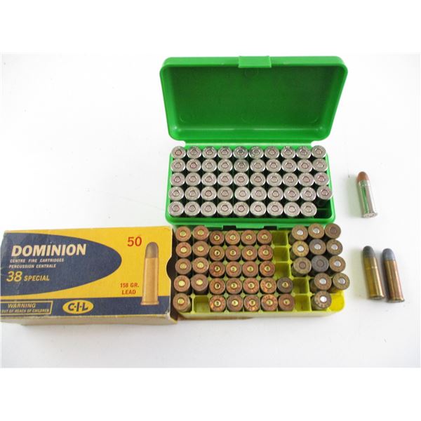 ASSORTED .38 SPECIAL AMMO